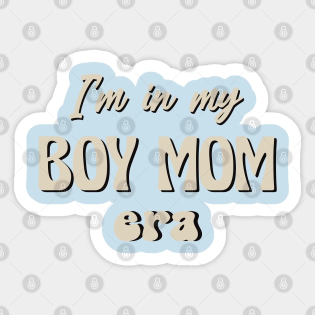 Boy Mom Sticker by Tommymull Art 
